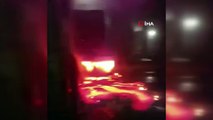 Demir döküm fabrikasında korkutan yangın