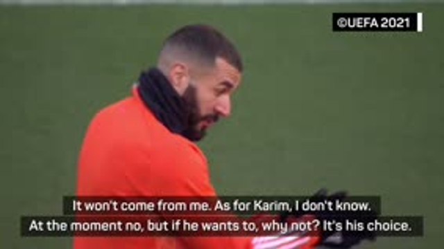 Deschamps says there's no problem with Benzema after France recall