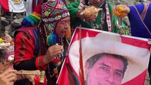 Chamanes peruanos hacen conjuro para conseguir que Castillo derrote a Fujimori