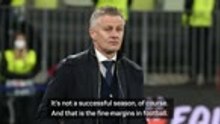 Loss means it's an unsuccessful season - Solskjaer