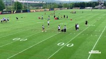 Quarterbacks, Running Backs Work at Day 2 of Steelers OTAs