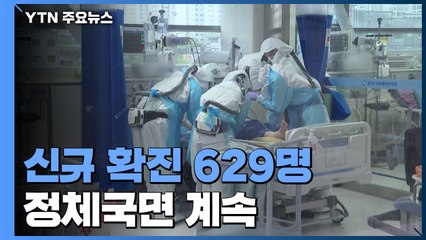신규 확진 629명...하루 만에 7백 명 아래로 / YTN