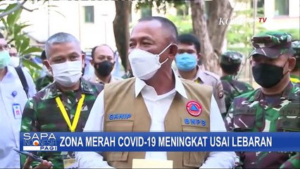 Zona Merah Covid-19 Meningkat Usai Lebaran