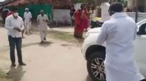 BJP MLA spreading awareness for vaccination on streets