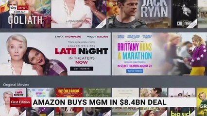 Amazon s'offre pour 8,45 milliards de dollars le mythique studio hollywoodien de "James Bond" et du "Silence des agneaux", MGM, pour mieux concurrencer Netflix