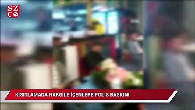 Fatih’te kısıtlamada nargile içenlere polis baskını