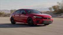 2022 Honda Civic Sport in Rallye Red Driving Video