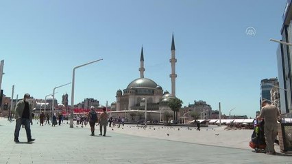 Taksim'e yapılan cami yarın açılıyor