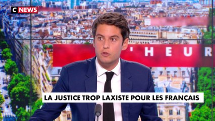 Gabriel Attal : «L'importance dans une peine ce n'est pas sa durée, c'est sa certitude»