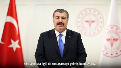Bakan Koca'dan yerli aşı müjdesi