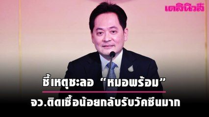 ชี้เหตุชะลอ “หมอพร้อม” จว.ติดเชื้อน้อยกลับรับวัคซีนมาก