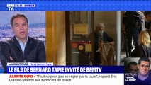 Laurent Tapie annonce que son père, Bernard Tapie, est hospitalisé