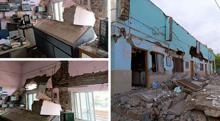 MP : ट्रेन 110 KM प्रति घंटे की स्पीड से गुजरी तो ढह गया पूरा चांदनी रेलवे स्टेशन