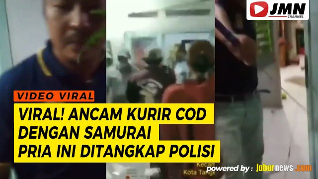 REPORTASE - VIRAL! ANCAM KURIR COD DENGAN SAMURAI, PRIA INI DITANGKAP POLISI