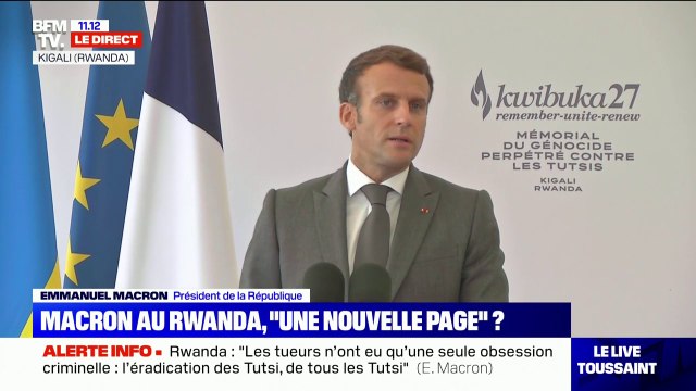 Emmanuel Macron au Rwanda: C'est au nom de la vie que nous devons dire, nommer, reconnaître