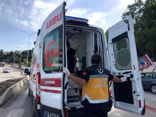 'U' dönüş yaptığı esnada motosiklet ile çarpıştı