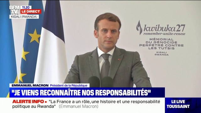 Génocide rwandais: Emmanuel Macron souhaite une alliance respectueuse, lucide, solidaire entre la jeunesse du Rwanda et la jeunesse de France