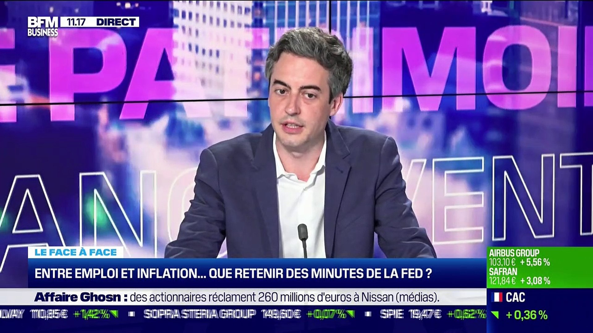 Nicolas Chéron VS Olivier De Royère : Entre emploi et inflation, que  retenir des minutes de la Fed ? - 27/05 - Vidéo Dailymotion