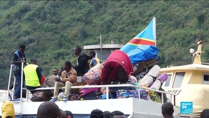 Thousands evacuate DR Congo's Goma amid more volcanic activity