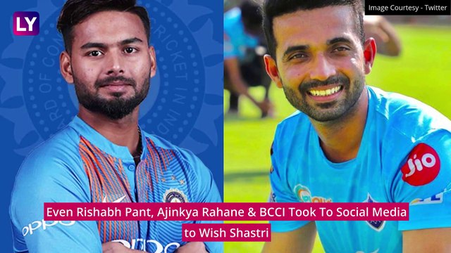Ravi Shastri Turns 59: Ajinkya Rahane, BCCI, Rishabh Pant & Others Wish Indian Coach on His Birthday