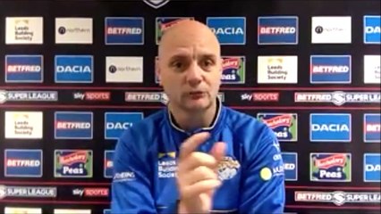 Leeds Rhinos boss Richard Agar explains Harry Newman injury setback.