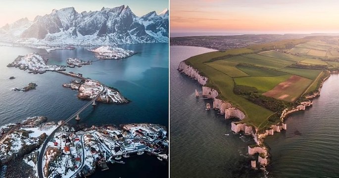 Ce pilote de ligne britannique rapporte des photos magnifiques de ses voyages à travers le monde