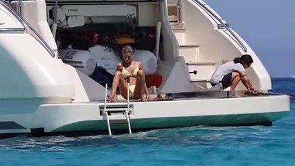 Zidane, un enamorado de las playas de Ibiza