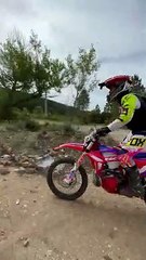 Motorcycle Rider Performs Unintended Front Flip