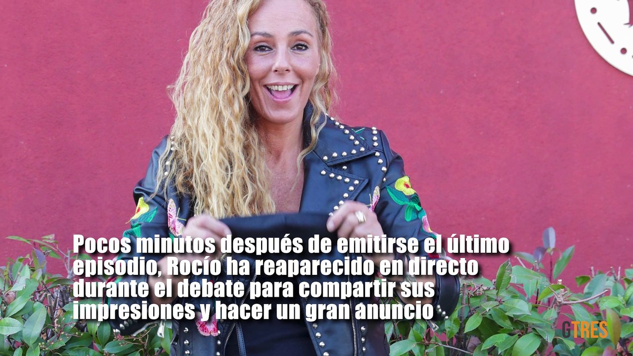 Rocío Carrasco anuncia que cerrará su documental con una entrevista: "ya no tengo miedo"