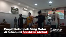 Empat Kelompok Geng Motor di Sukabumi Serahkan Atribut