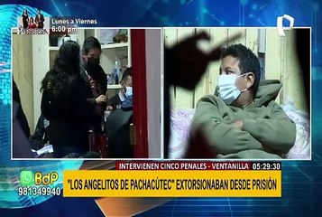En Megaopertivo policía interviene 5 penales y viviendas de una banda de extorsionadores