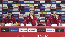 ANTALYA - Milli futbolcular Burak Yılmaz, Yusuf Yazıcı ve Zeki Çelik basın toplantısı düzenledi (4)