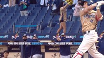 [스포츠 영상] '원태인에 만루포' 양의지, 8년 연속 두 자리 홈런