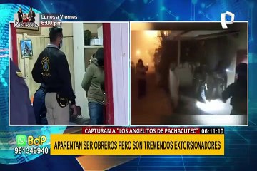En Megaopertivo policía interviene 5 penales y viviendas de una banda de extorsionadores