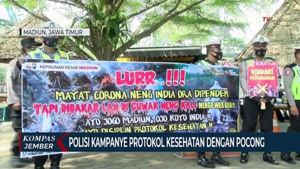Cegah Pelanggaran Protokol Kesehatan, Polisi Kampanyekan Prokes Covid-19 dengan Hantu Pocong