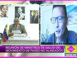 Ministro Carlos Alvarado participa en reunión de salud del Movimiento de Países no Alineados