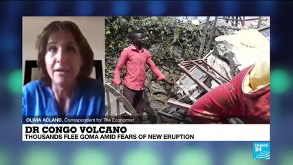 Mass exodus as new eruption of DR Congo volcano feared