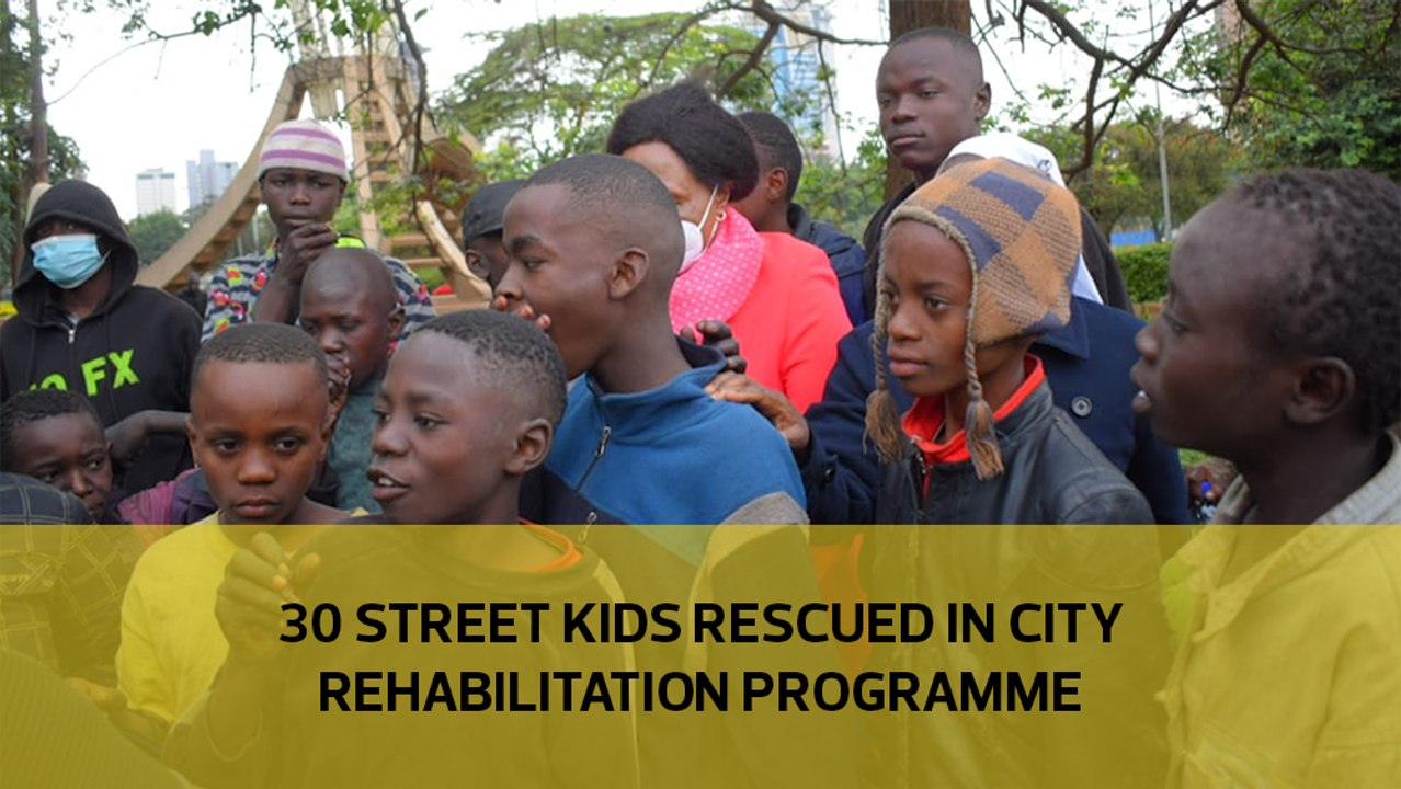 30 street kids rescued in city rehabilitation programme