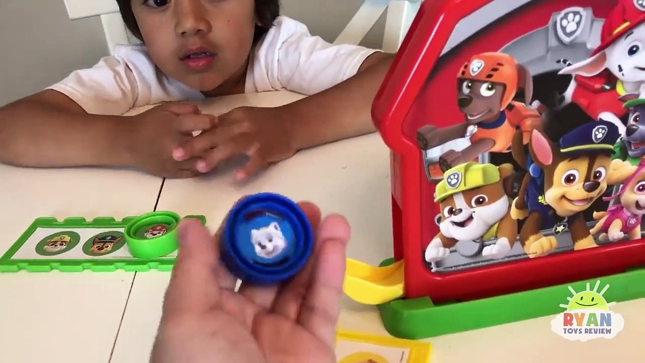 Paw Patrol Toy Bingo Game For Kids With Egg Surprise Toys