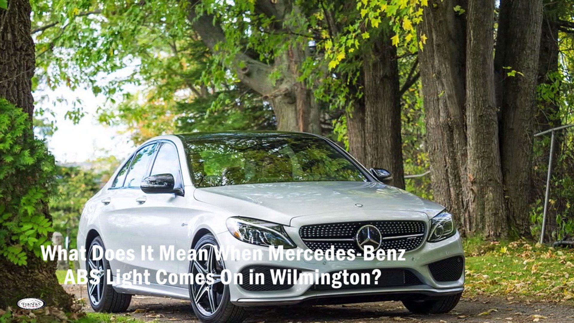 vigtig Gentleman Mappe What Does It Mean When Mercedes-Benz ABS Light Comes On in Wilmington -  video Dailymotion