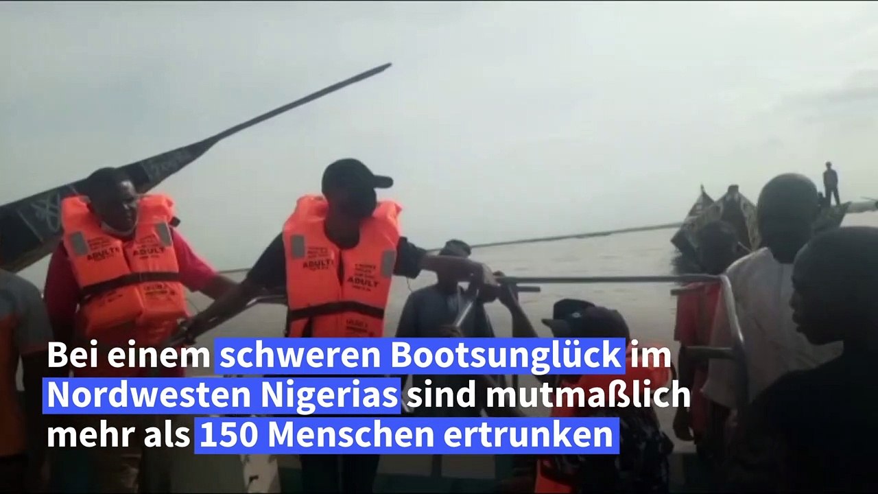 Mehr als 150 Tote nach Bootsunglück in Nigeria befürchtet