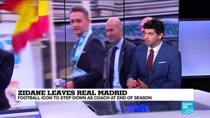 Zinedine Zidane steps down as coach of Real Madrid at end of season