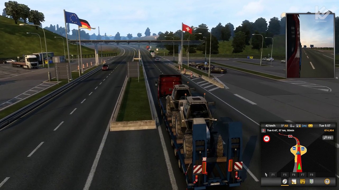 Euro truck Simulator 2 Game Play