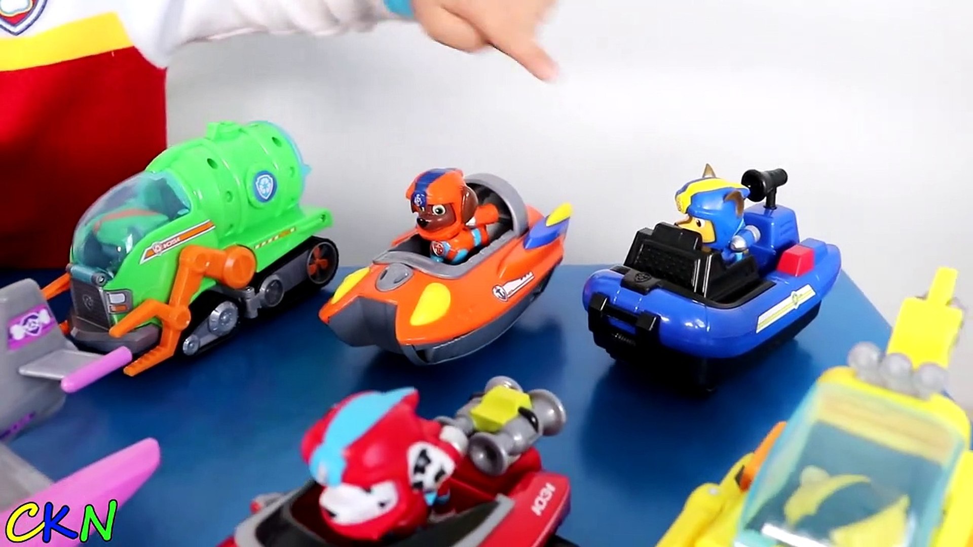 Paw Patrol Sea Patroller Vehicles And Characters Complete Set Toys Unboxing  With Ckn - video Dailymotion