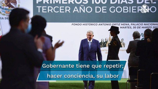 AMLO niega que informe por 100 días del Tercer Año de Gobierno sea “propaganda gubernamental”