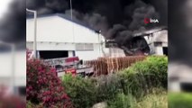 Mersin Organize Sanayi Bölgesinde fabrika yangını