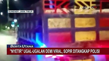 Viral Ugal-Ugalan di Jalan Raya, Sopir Truk 'Kapten Oleng' Jalani Tes Urine
