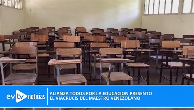 ALIANZA TODOS POR LA EDUCACIÓN PRESENTÓ EL VIA CRUCIS DEL MAESTRO VENEZOLANO