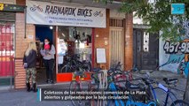 Coletazos de las restricciones comercios de La Plata abiertos y golpeados por la baja circulación