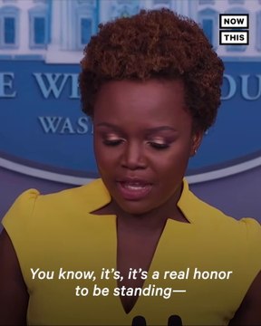 Karine Jean-Pierre on Being the First Black Woman to Lead a White House Briefing in 30 Years